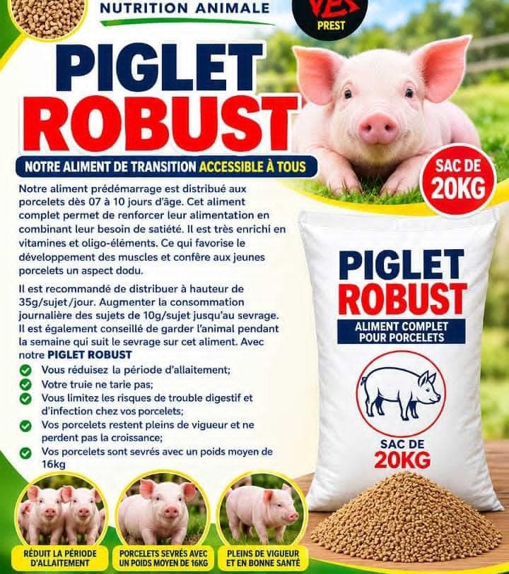 Aliment de démarrage pour porcelets